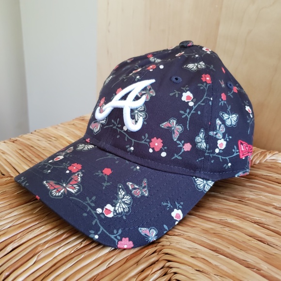Atlanta Braves Floral Baseball Hat NEW! - Picture 10 of 15